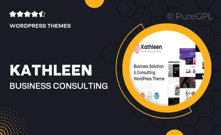 kathleen business consulting wordpress theme