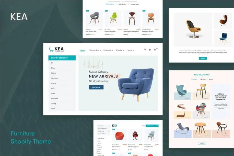 kea ecommerce interior furniture shopify theme 1