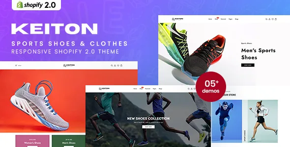 keiton running shoes sports shoes clothes shopify 20 theme