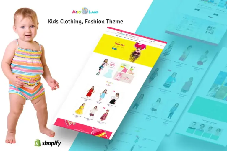 kids store kids clothing fashion shopify theme 1
