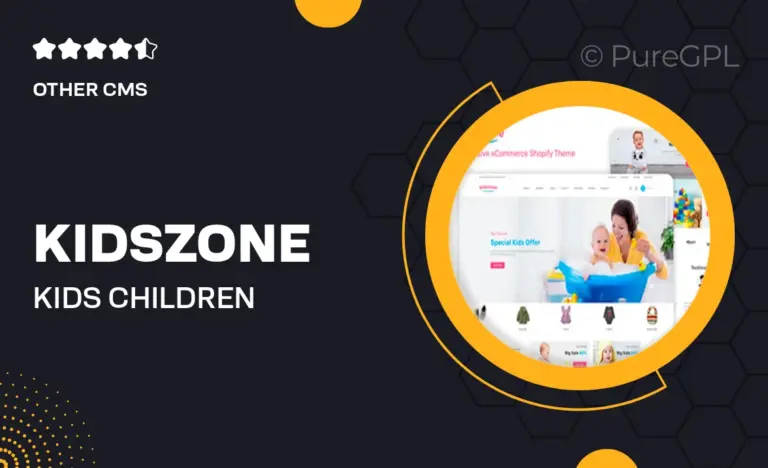 kidszone kids children fashion shopify store