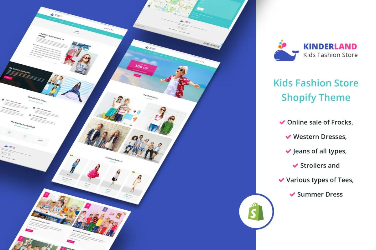 Kinder Land – Kids Fashion Store Shopify Theme