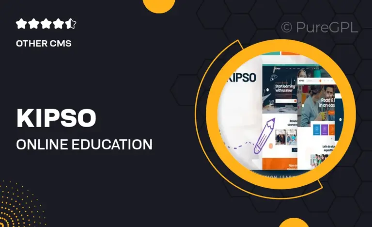 kipso online education learning elementor template kit