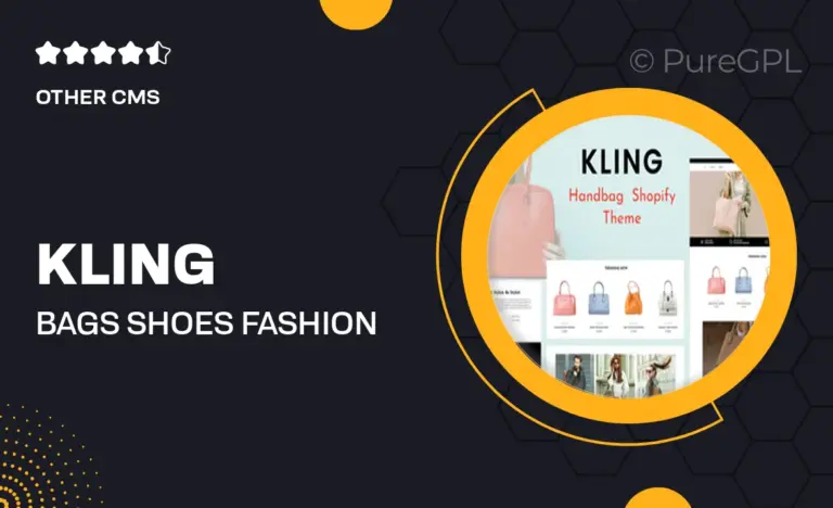 kling bags shoes fashion store shopify theme