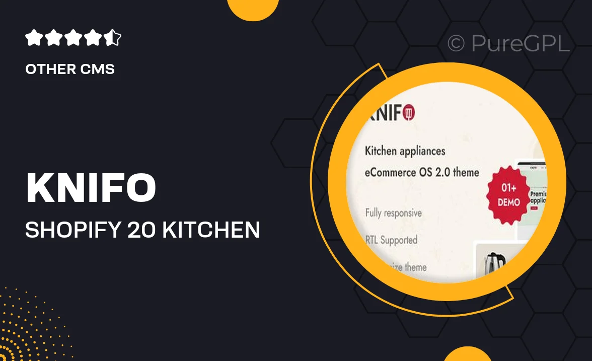 Knifo – Shopify 2.0 Kitchen Appliances Store Theme