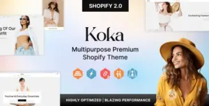 Koka – Multipurpose Clothing Store Shopify Theme