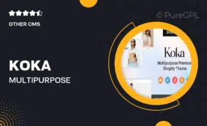 Koka – Multipurpose Clothing Store Shopify Theme