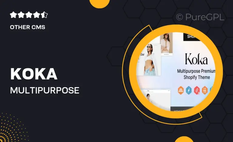 koka multipurpose clothing store shopify theme