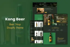 Kong – Alcohol, Beer & Liquor Store Shopify Theme