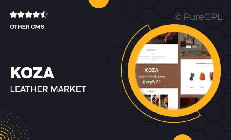 koza leather market premium shopify theme