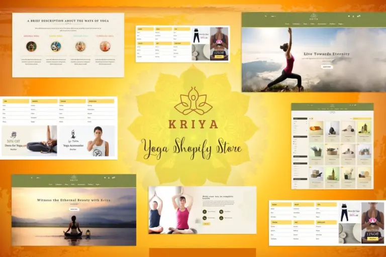 kriya yoga shopify store pilates shop theme 1