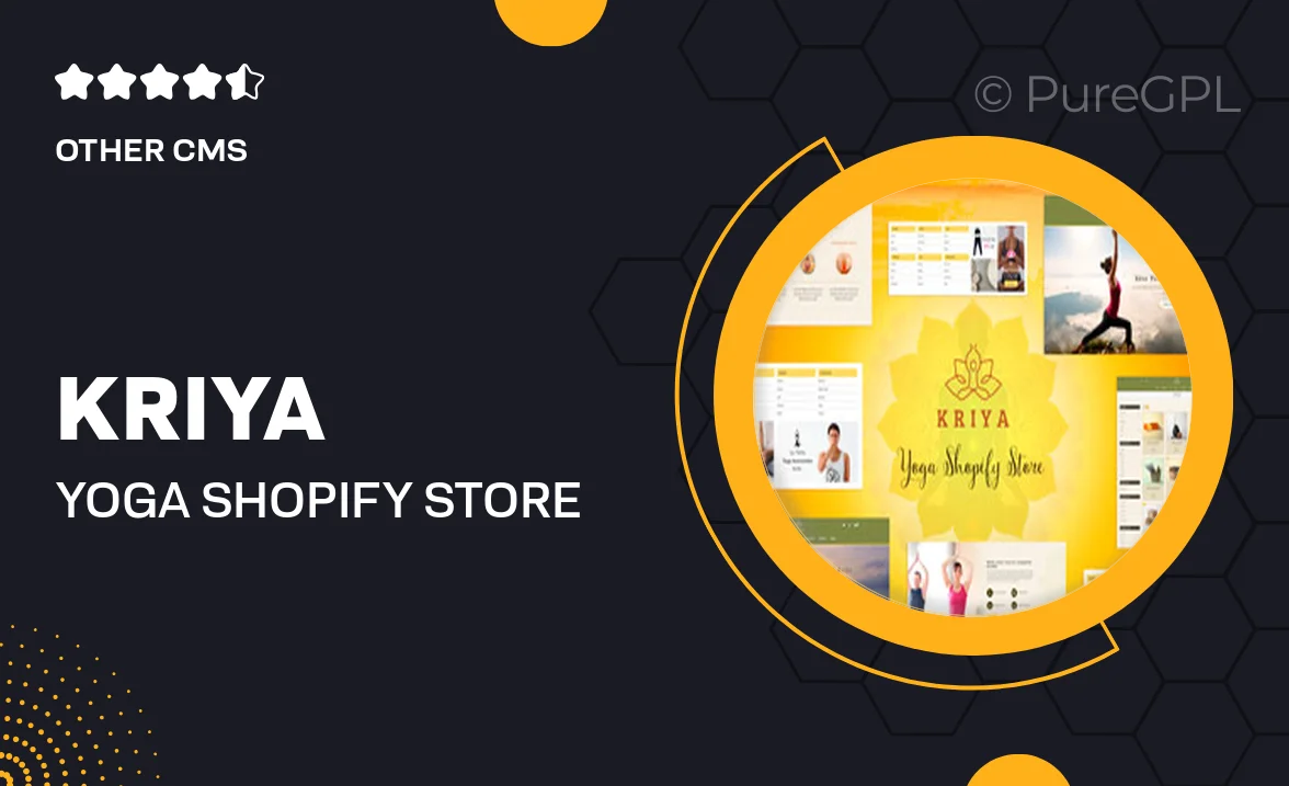 Kriya – Yoga Shopify Store, Pilates Shop Theme