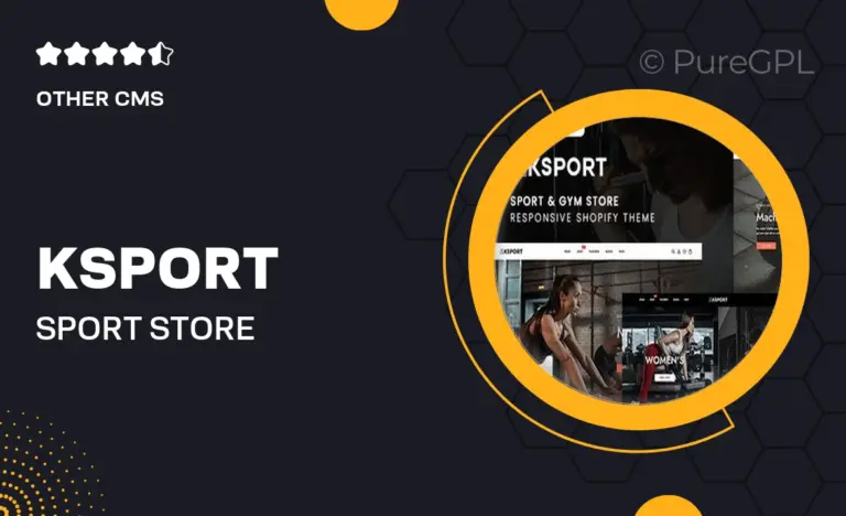 ksport sport store responsive shopify theme