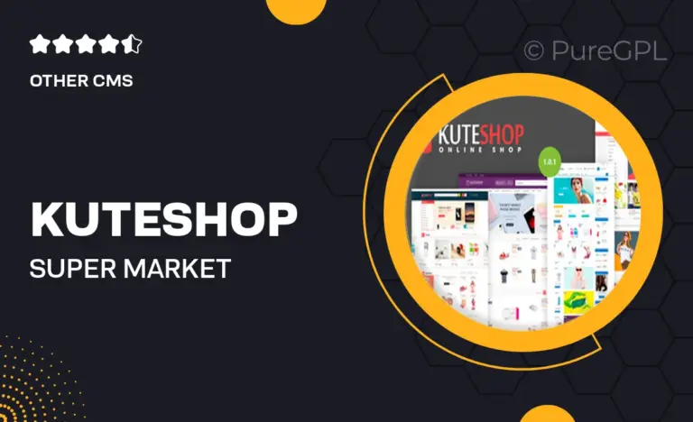 kuteshop super market responsive shopify theme