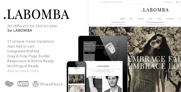 labomba responsive multipurpose wordpress theme 1