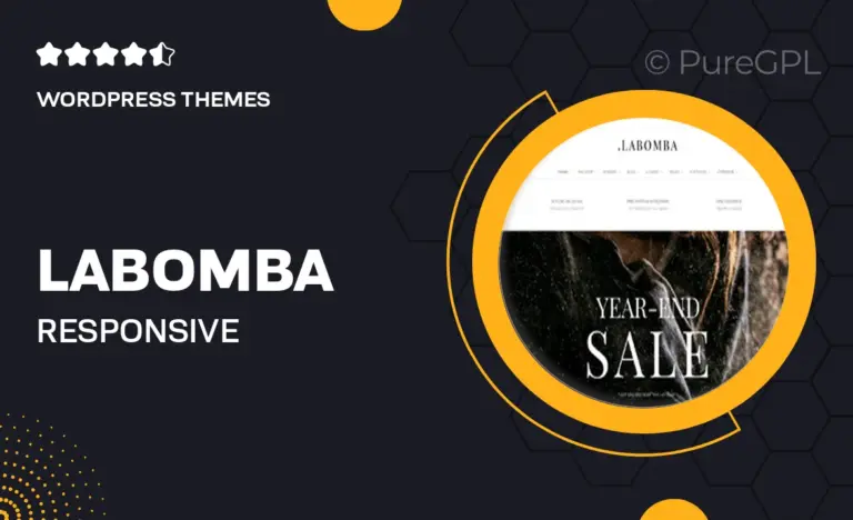 labomba responsive multipurpose wordpress theme
