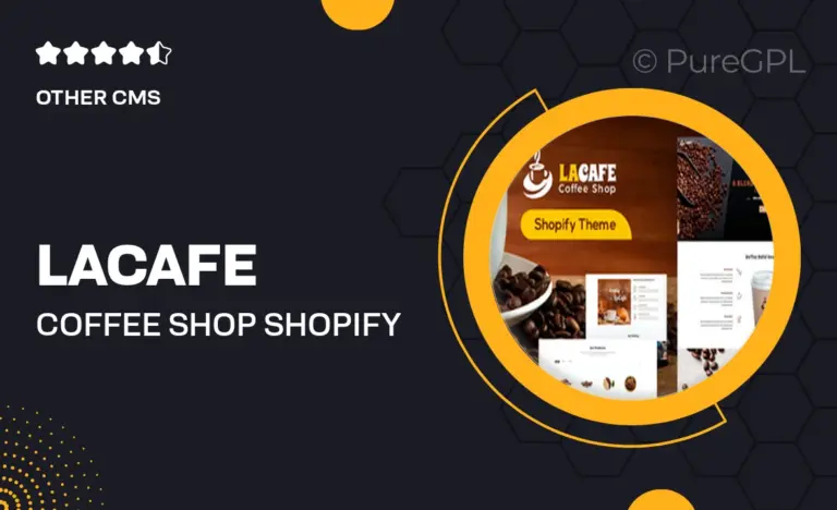 lacafe coffee shop shopify store
