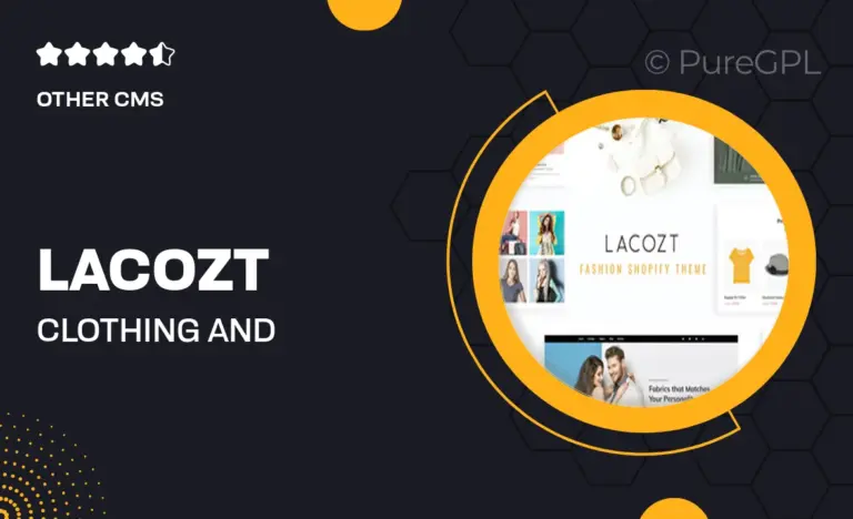 lacozt clothing and fashion store shopify theme