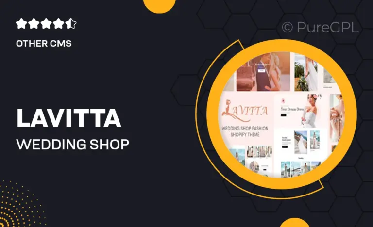 lavitta wedding shop fashion shopify theme