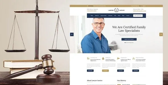 lawyer justice wordpress theme for lawyers attorneys and law firm 1