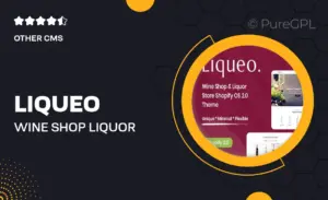 Liqueo – Wine Shop & Liquor Store Shopify OS 2.0 Theme