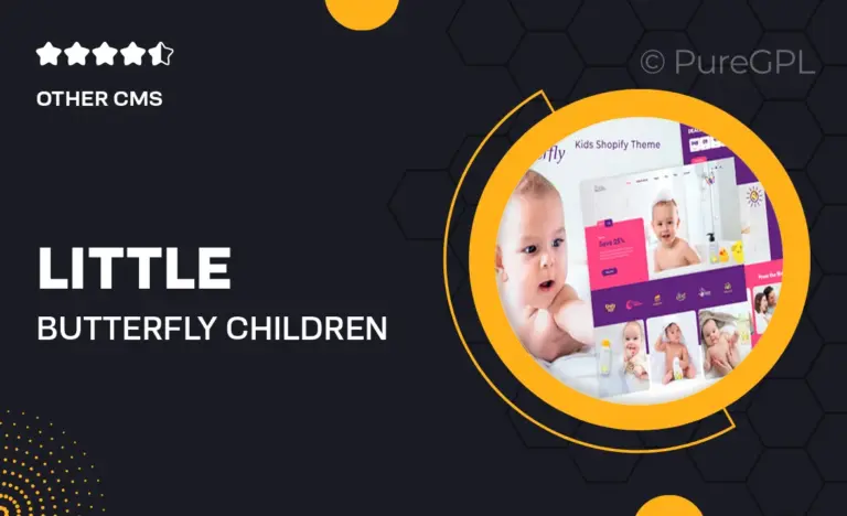 little butterfly children kids shopify store