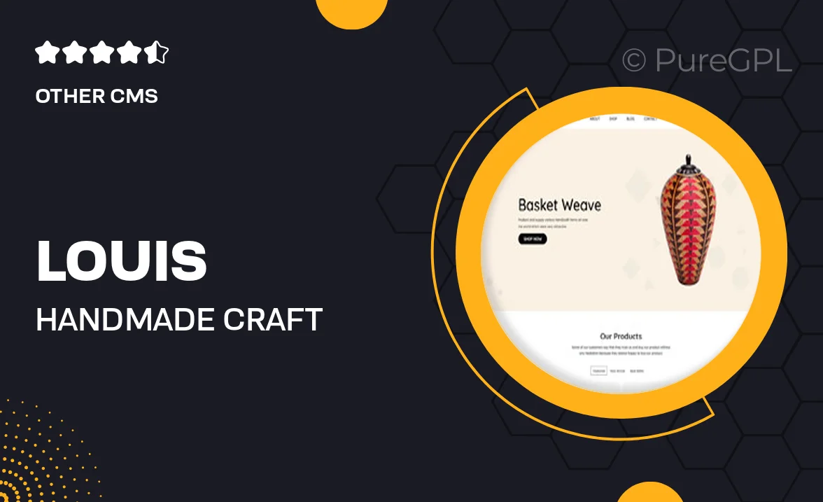 Louis – Handmade & Craft Shopify Theme