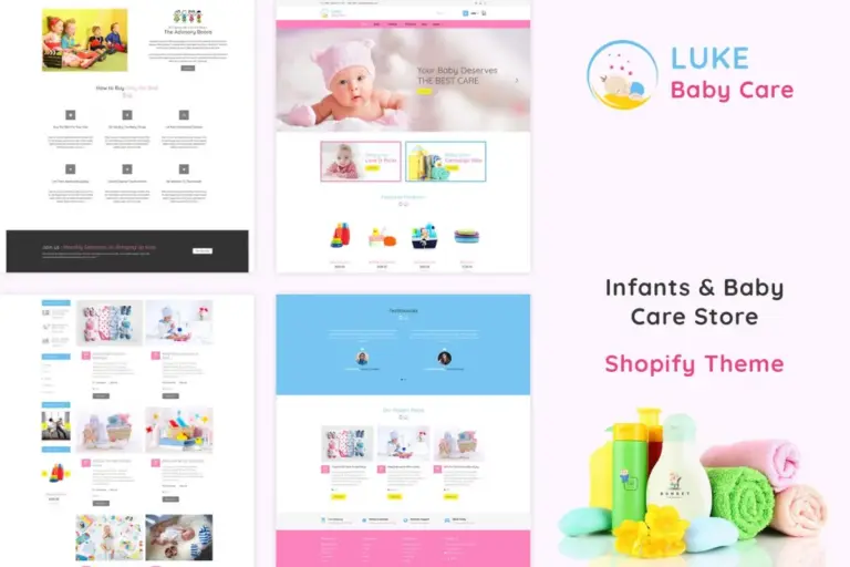 luke infants baby care store shopify theme 1