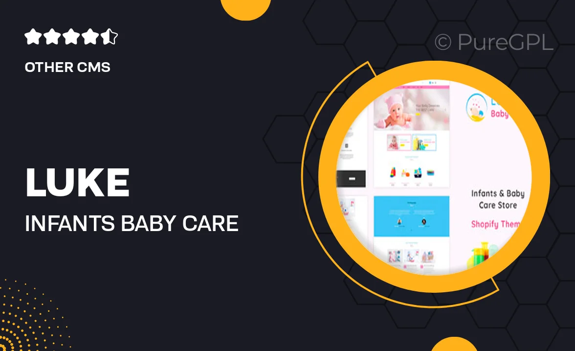 Luke – Infants & Baby Care Store Shopify Theme