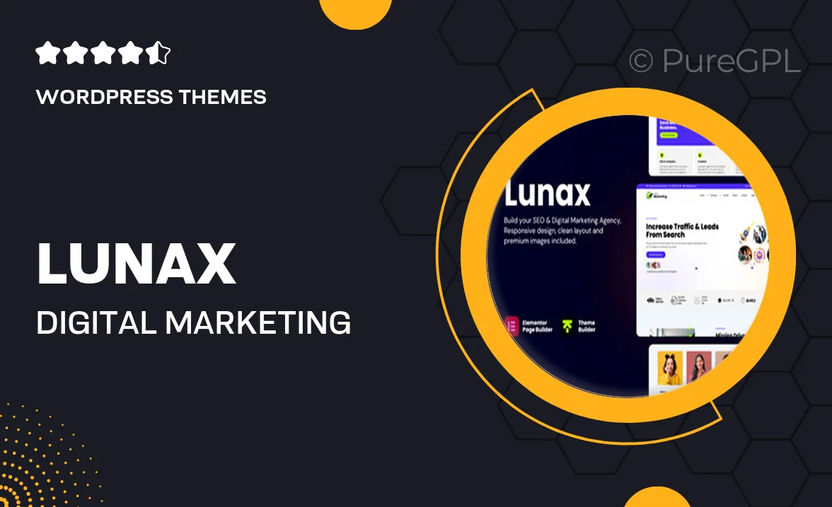 Lunax – Digital Marketing Agency & SEO WordPress Theme