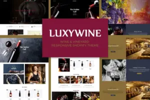 Luxywine – Wine & Vineyard Shopify Theme