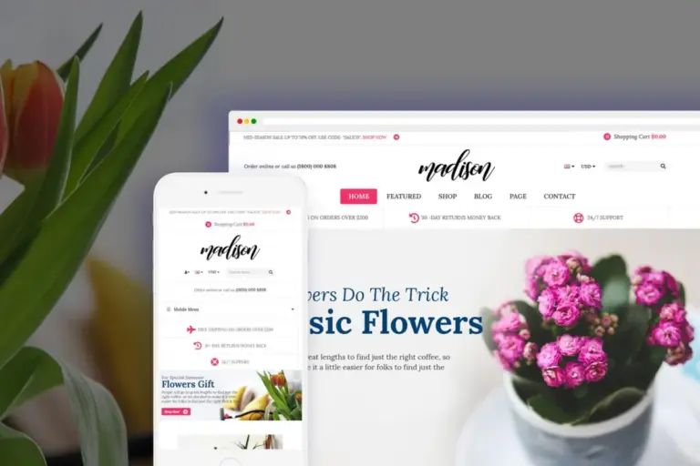 madison flowers plant gardening shopify theme 2