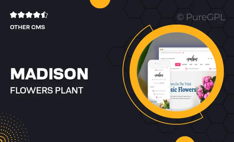 madison flowers plant gardening shopify theme