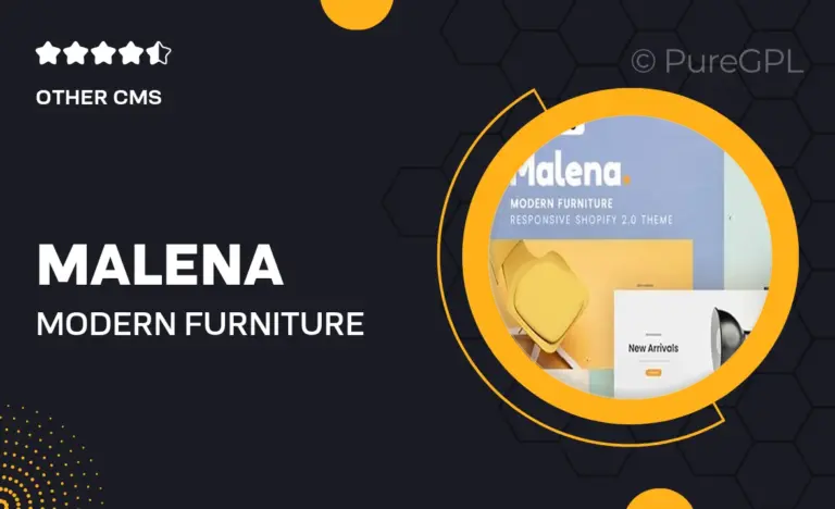 malena modern furniture responsive shopify 2 0 theme