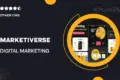 Marketiverse – Digital Marketing Services Landing Page Elementor Template Kit