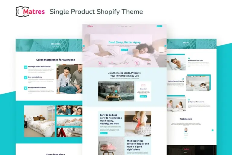 matres responsive single oneproduct shopify 1
