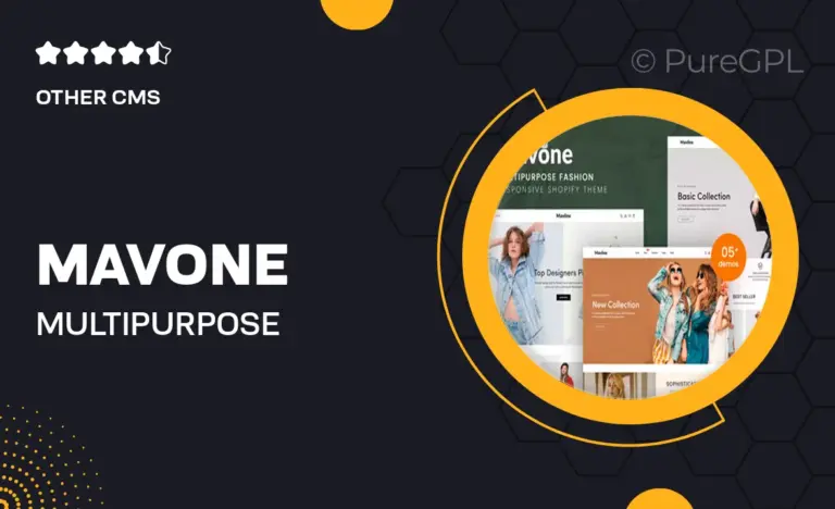 mavone multipurpose shopify theme for fashion