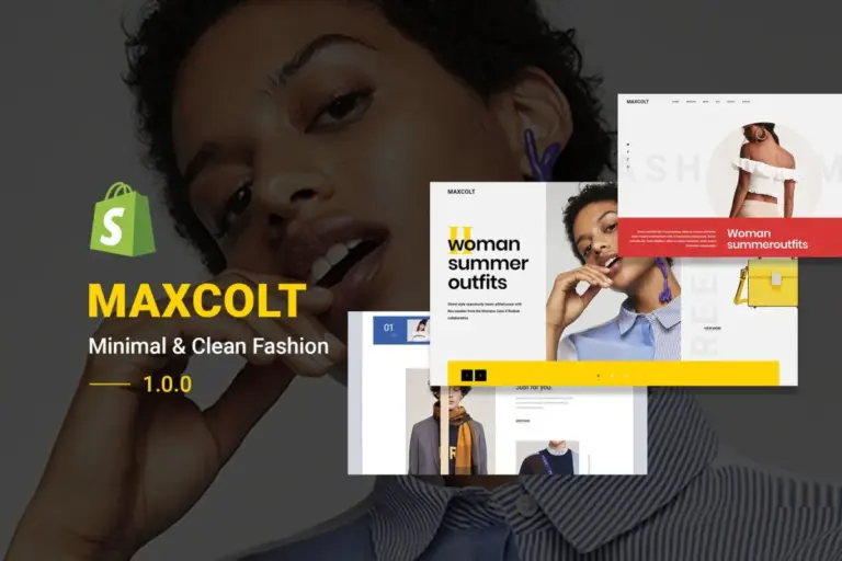maxcolt minimal clean fashion shopify theme 1