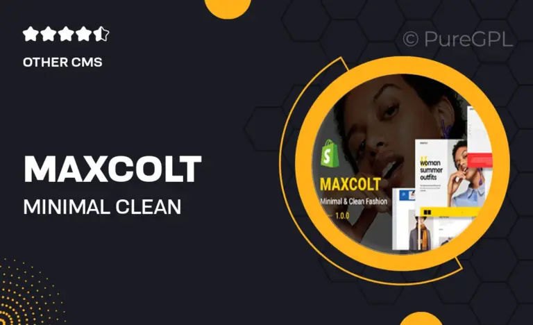 maxcolt minimal clean fashion shopify theme