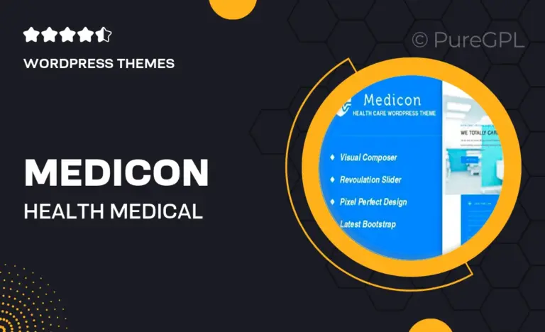 medicon health medical wordpress theme