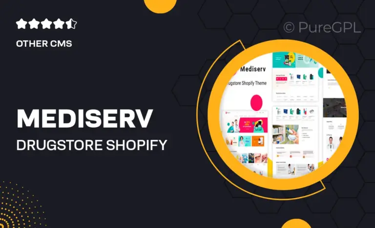 mediserv drugstore shopify theme