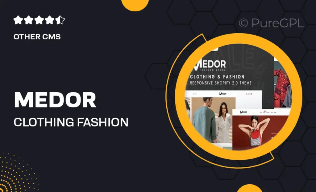 Medor – Clothing & Fashion Shopify 2.0 Theme 40 Medor – Clothing & Fashion Shopify 2.0 Theme