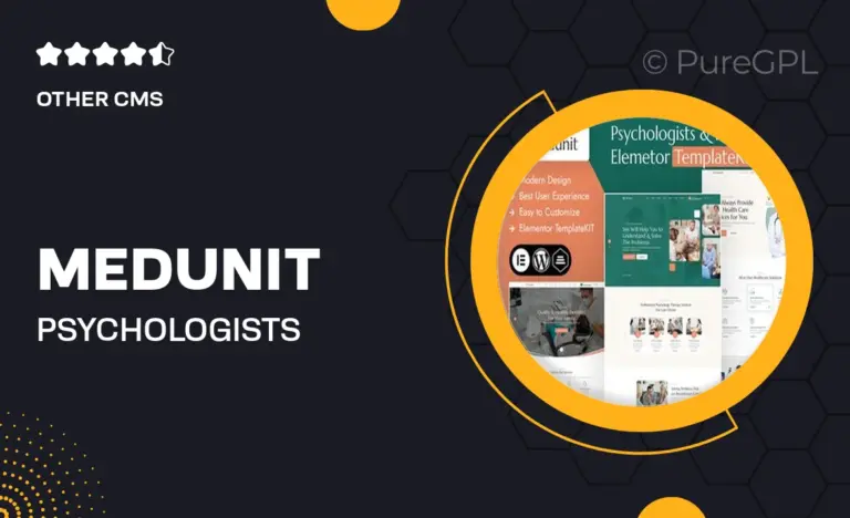medunit psychologists health care elementor template kit