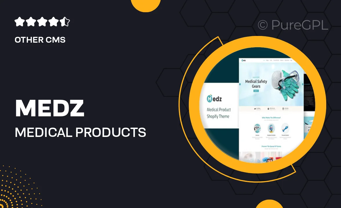 Medz – Medical Products Shopify Theme