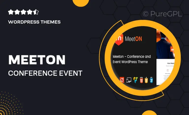 meeton conference event wordpress theme