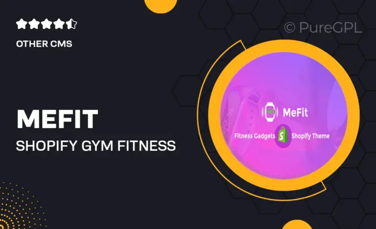 mefit shopify gym fitness store theme