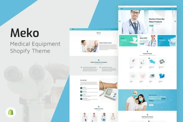 meko medical store shopify theme 1