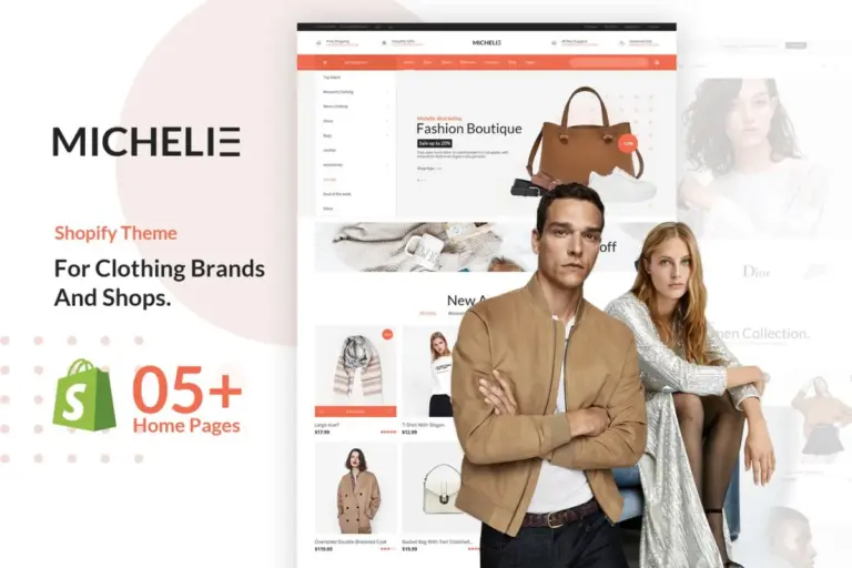 michelie minimal clean fashion shopify theme 1