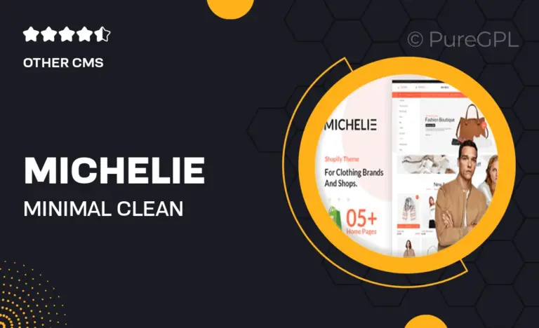 michelie minimal clean fashion shopify theme