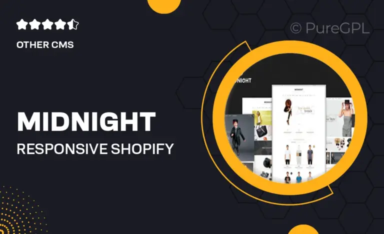 midnight responsive shopify theme